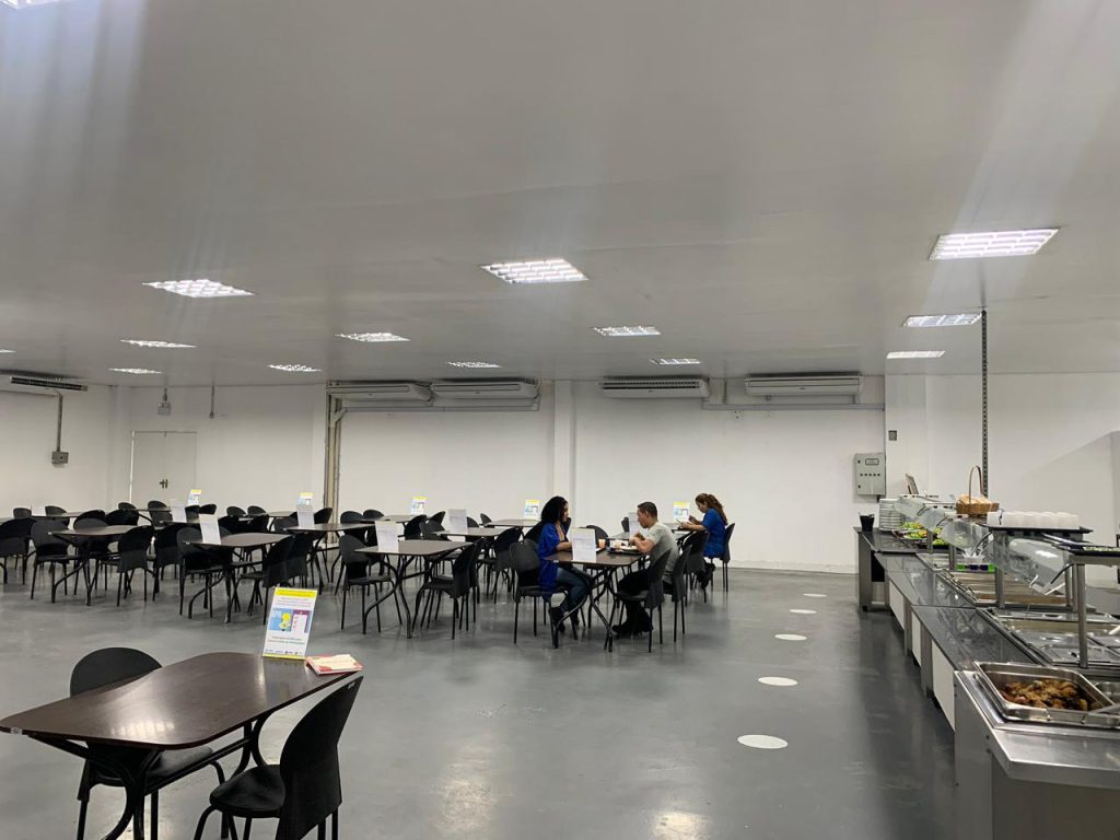 Restaurante corporativo antes